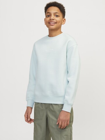Sweat Jack & Jones Junior en bleu : devant