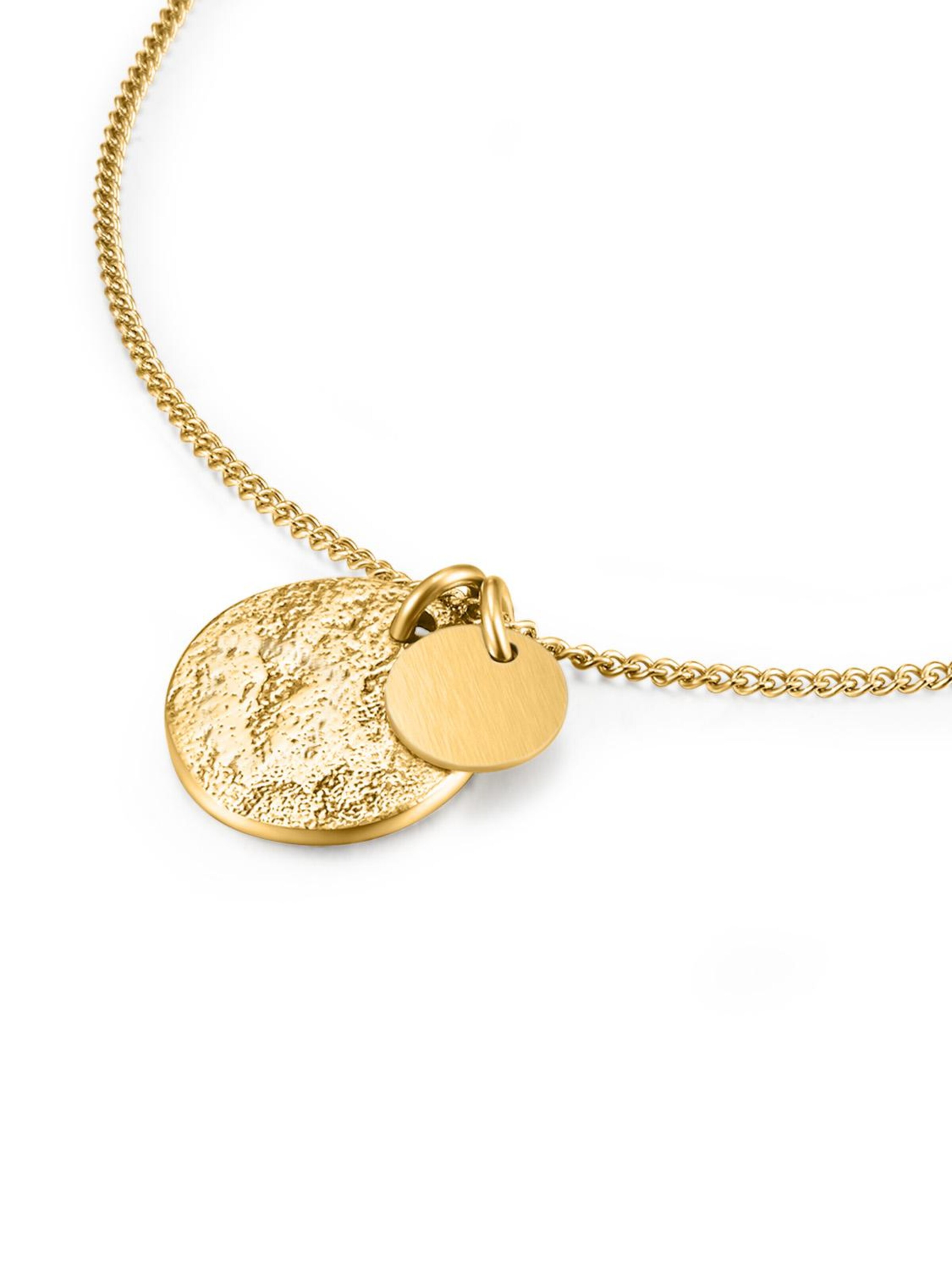 day berlin Necklace 'Brushed' in Gold