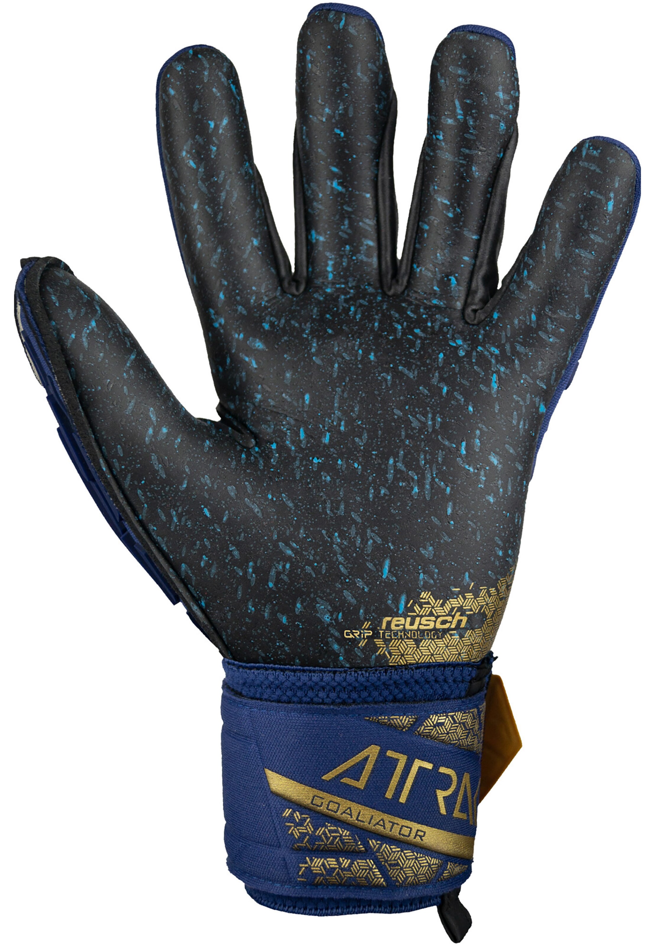 REUSCH Sports gloves 'Attrakt Freegel Fusion Goaliator' in Blue