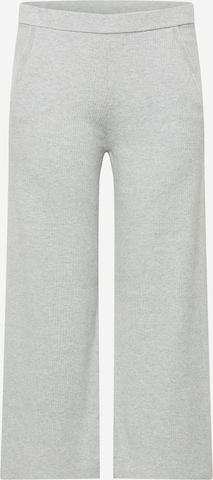 Loosefit Pantalon Calvin Klein Curve en gris : devant