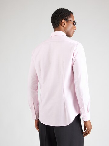 Coupe slim Chemise Michael Kors en rose : derrière