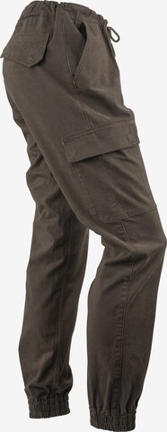 FORSBERG Tapered Cargohose in Grün