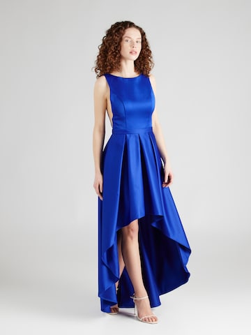 Robe de soirée Tantra en bleu : devant