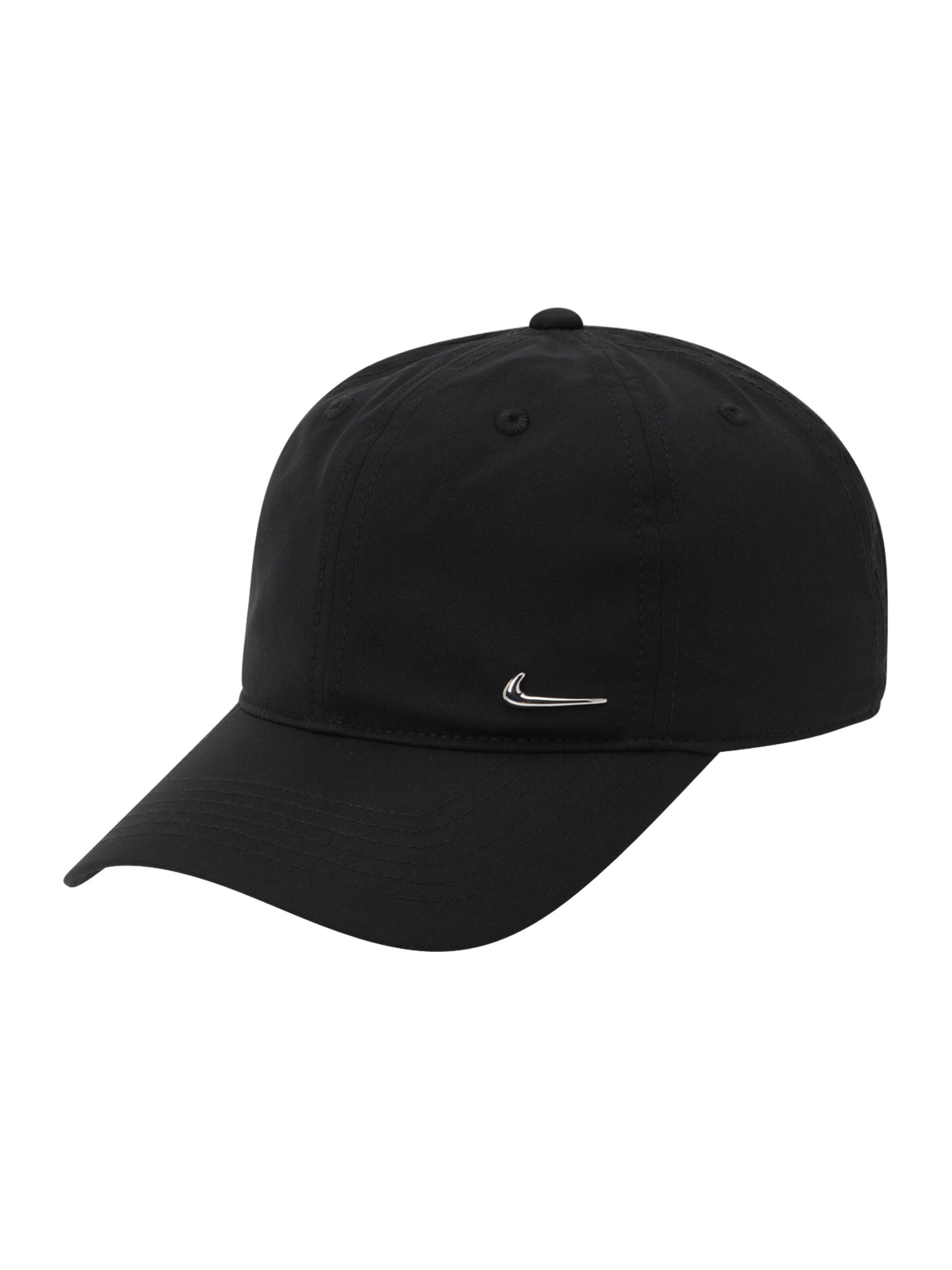 Casquette de sport 'SWOOSH CLUB' Nike Sportswear en noir : devant