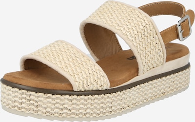 Refresh Sandale in beige, Produktansicht