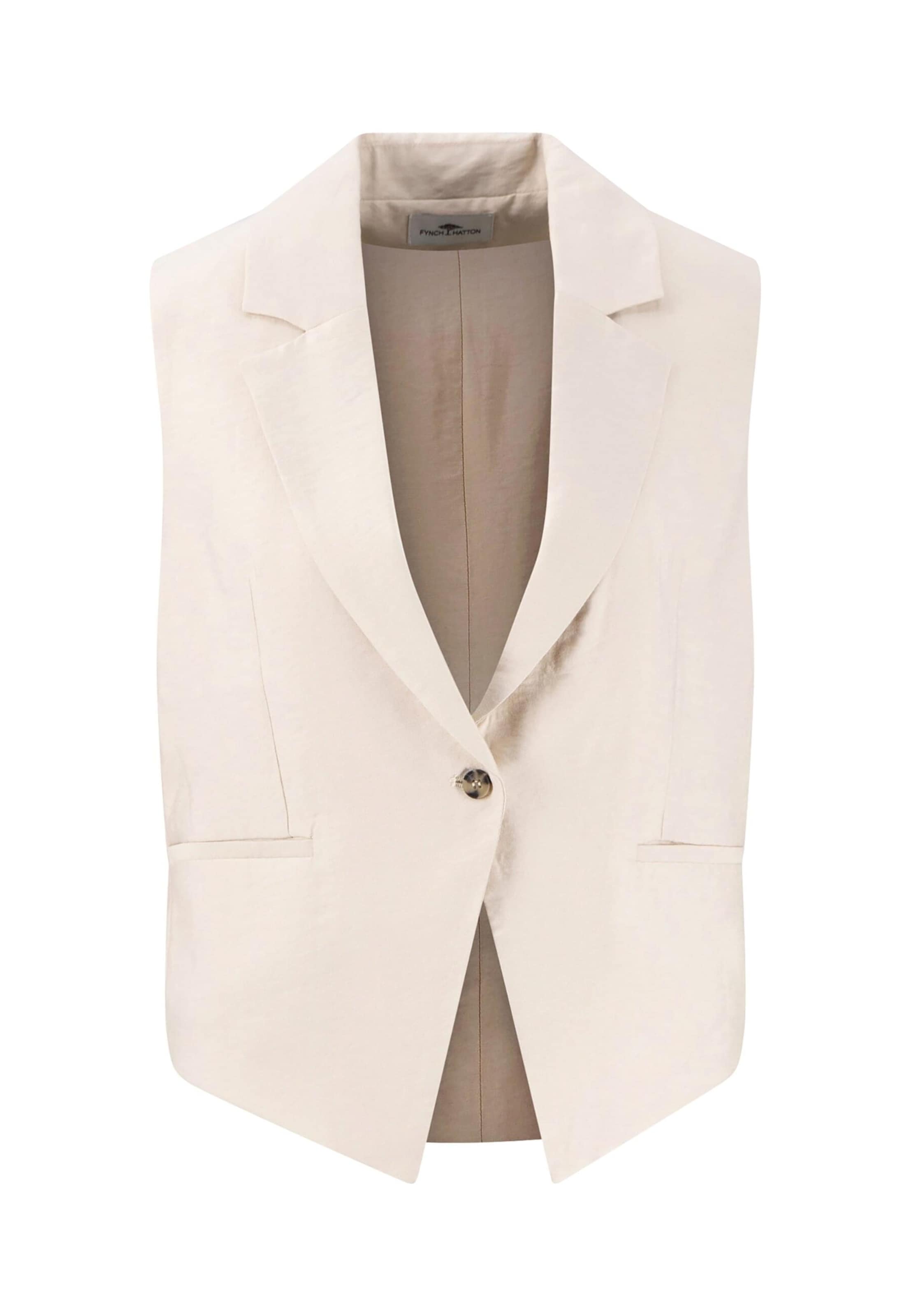 FYNCH-HATTON Gilet in Beige: voorkant