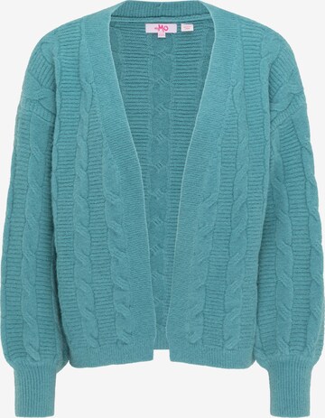 MYMO Knit Cardigan in Blue: front