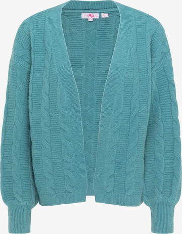 MYMO Knit Cardigan in Blue: front