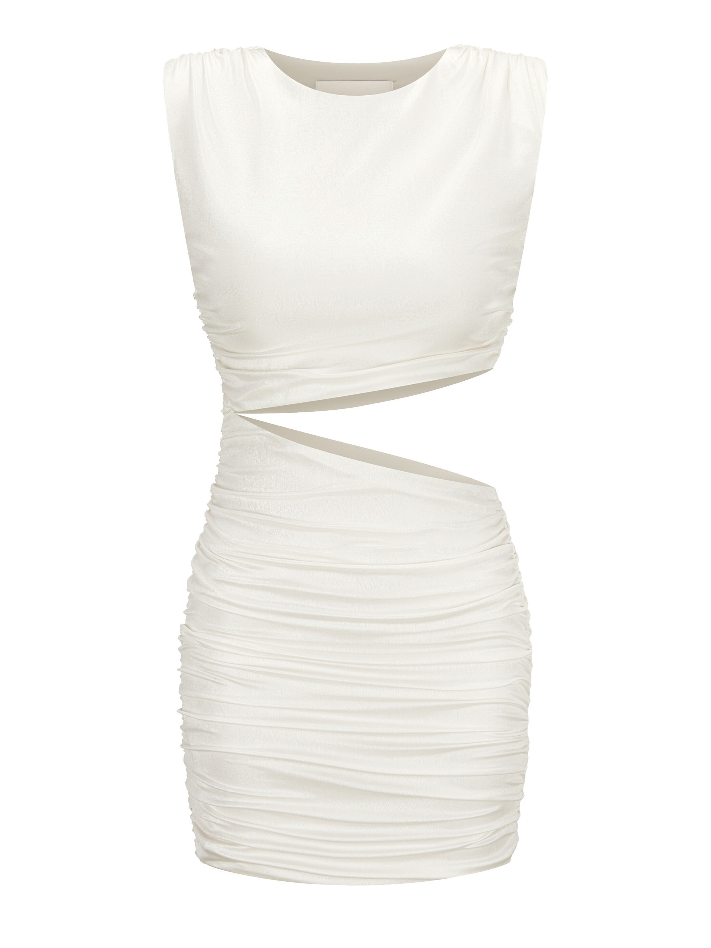 Robe de cocktail Nicowa en blanc : devant