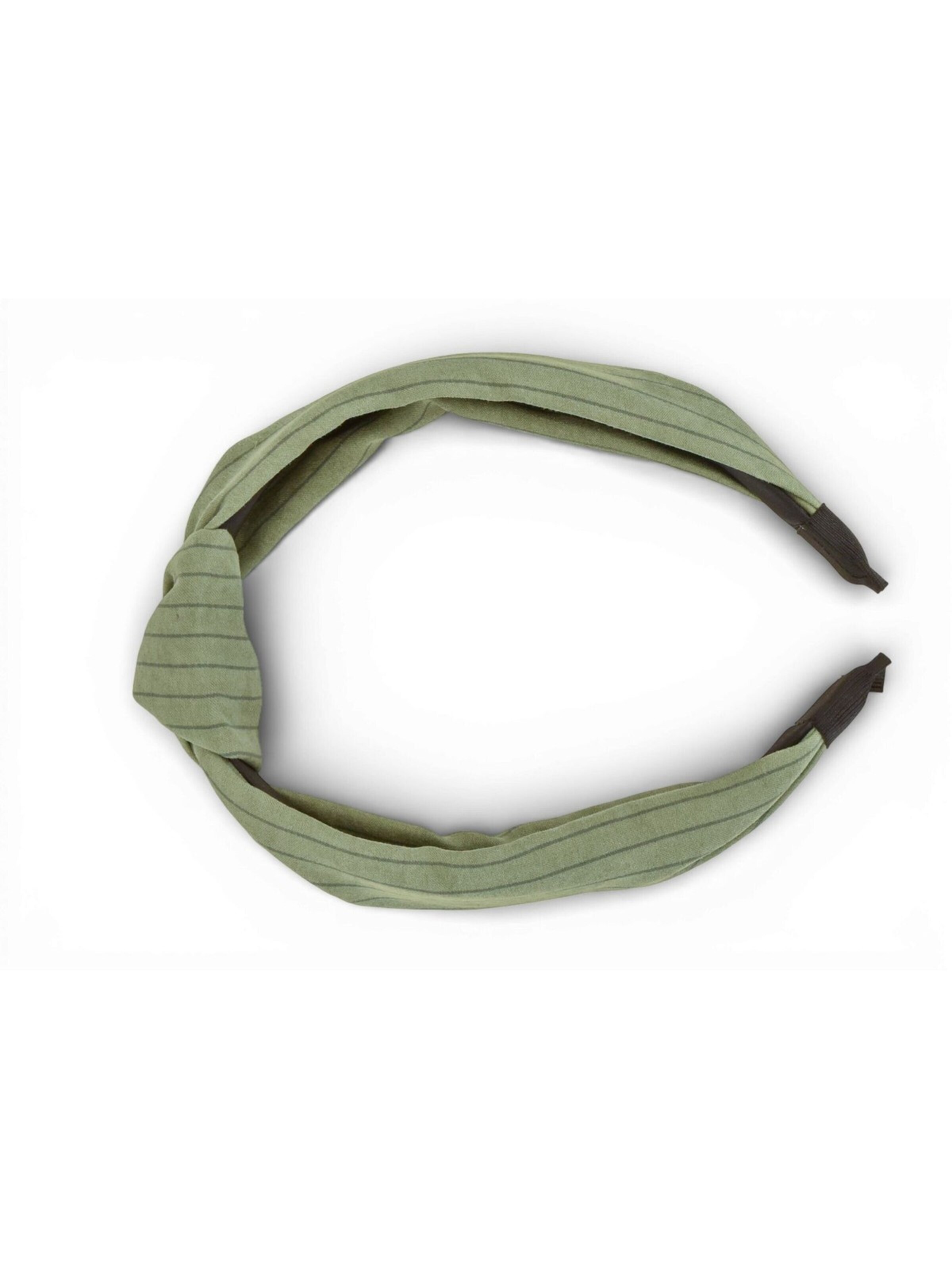styleBREAKER Hair jewelry 'Haarreif Gestreift mit Twist Knoten' in Green