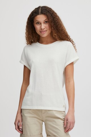 T-shirt 'Katie' Oxmo en blanc : devant