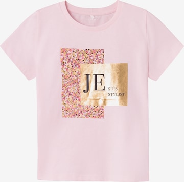 T-Shirt 'DISMILLA' NAME IT en rose : devant