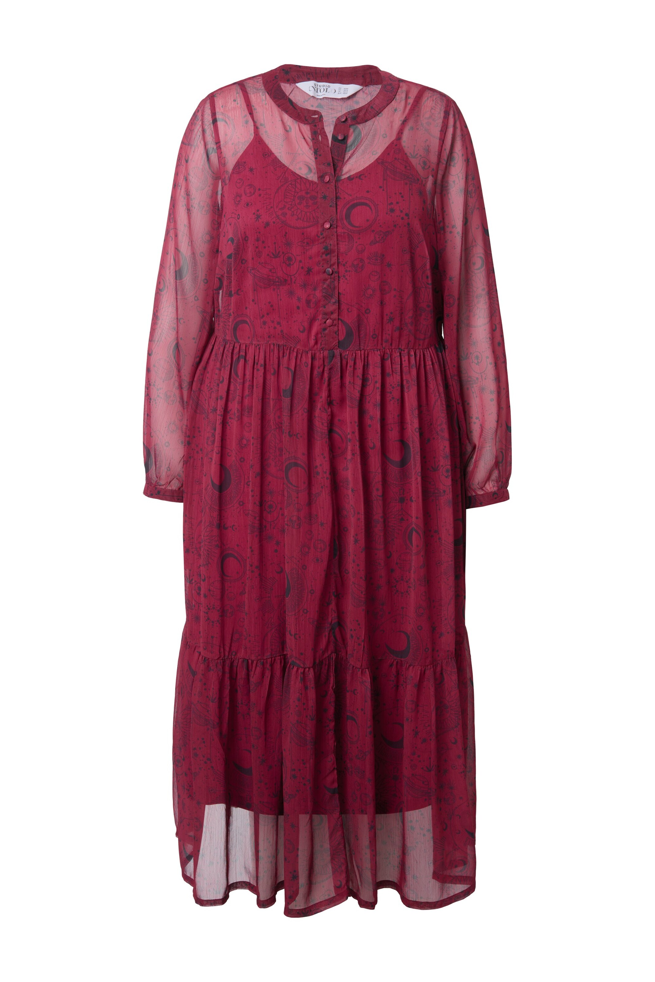 Studio Untold Dress in Red: front