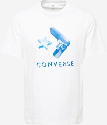 CONVERSE T-Shirt 'Crystals' in Weiß: predná strana