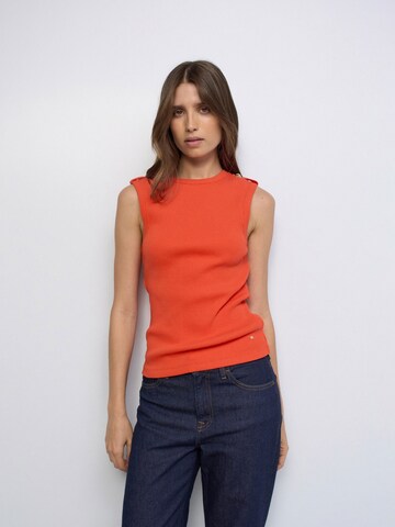 Haut Salsa Jeans en orange : devant