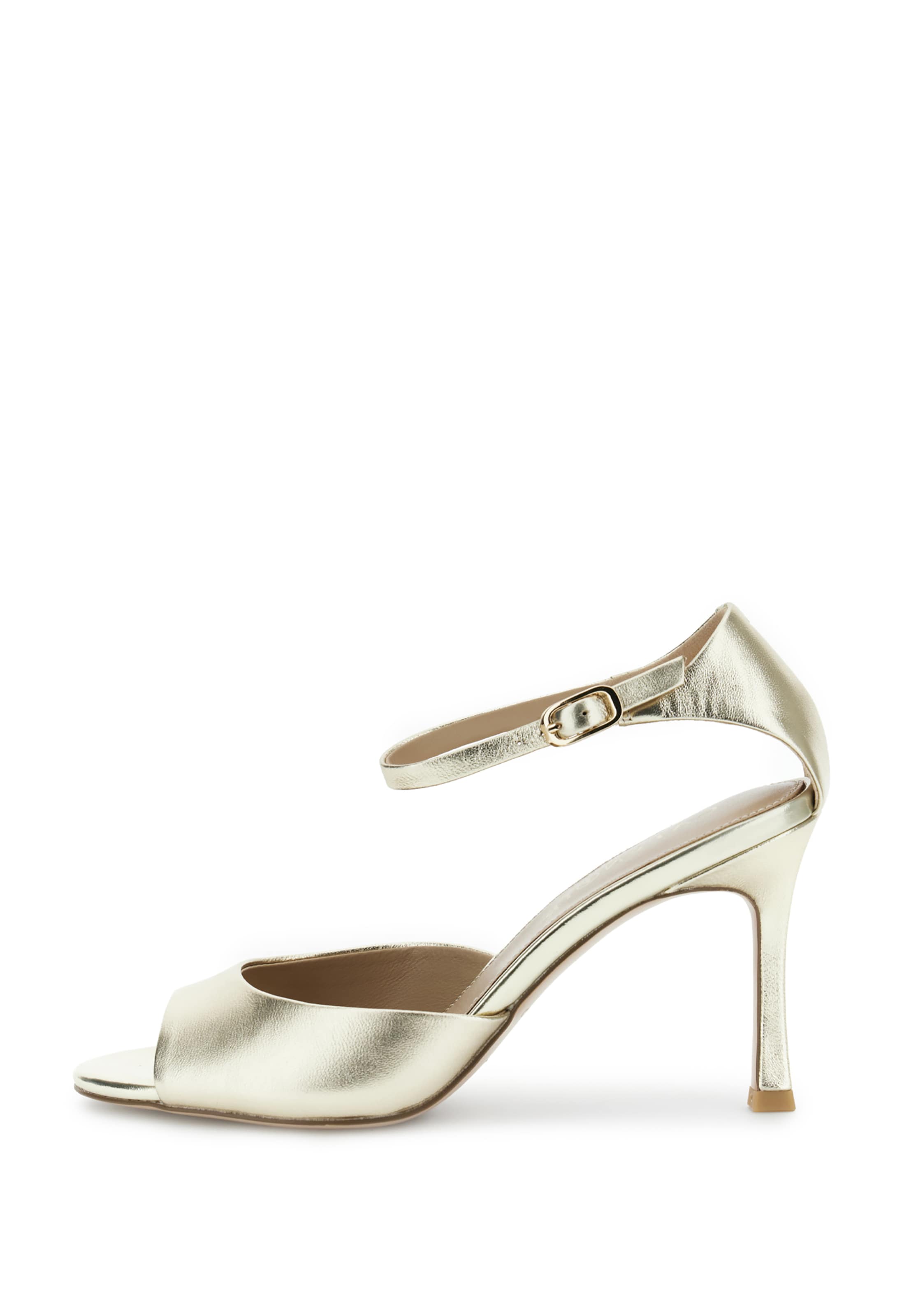 Décolleté di CAFè NOIR in oro: frontale