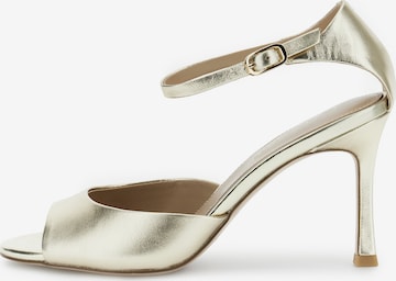 CAFè NOIR Pumps in Gold: front