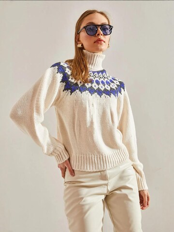 Bianco Lucci Pullover in Beige: Vorderseite