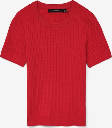 sarkans VERO MODA Džemperis 'VMMIRLA': no priekšpuses