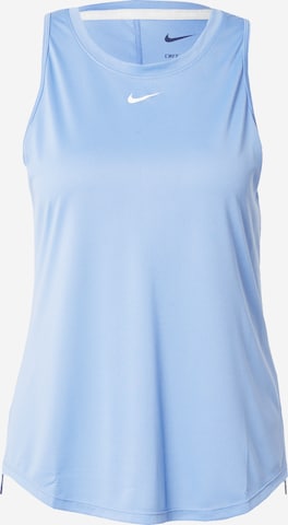 NIKE Sporttop 'One' in Blauw: voorkant