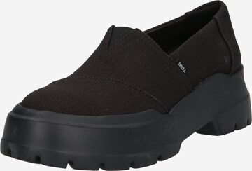 TOMS Slip-in 'ALPARGATA COMBAT LOW' i svart: framsida