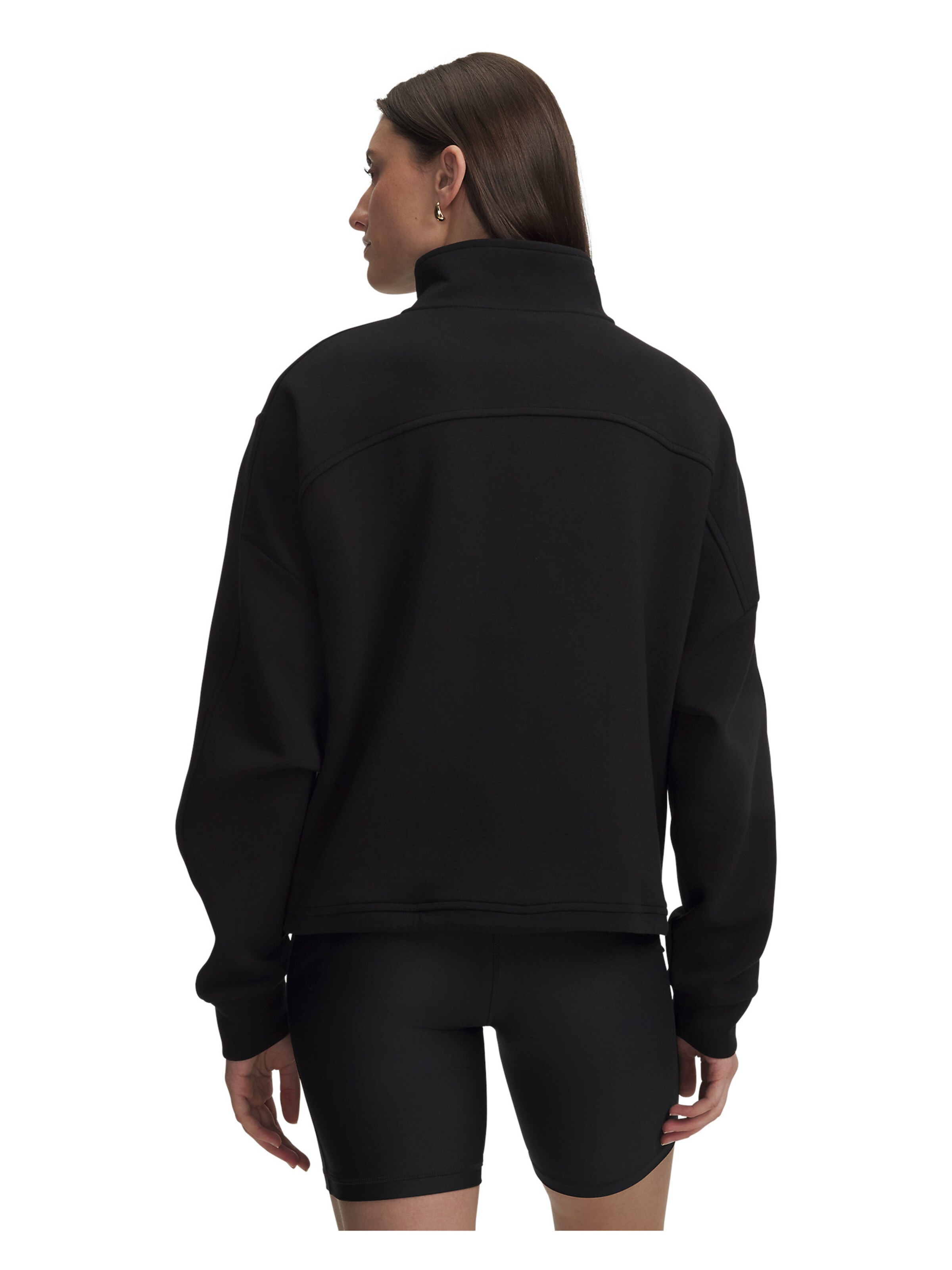 UNDER ARMOUR Sportief sweatshirt 'Unstoppable' in Zwart
