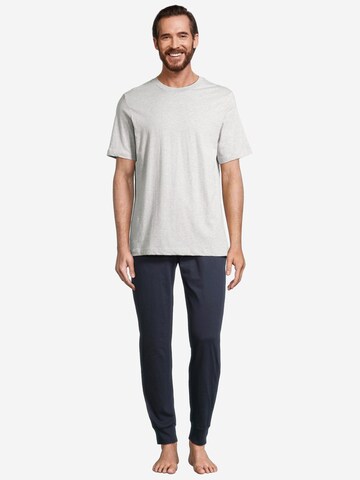 SCHIESSER Pyjama kurz 'Night & Home' in Grau