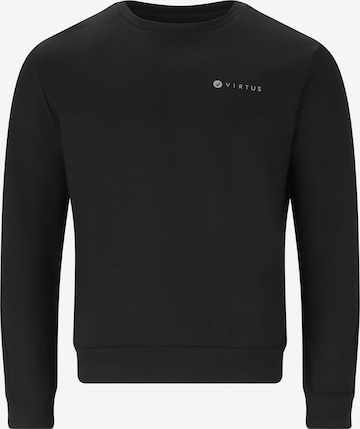 Virtus Sweatshirt 'Brent' in Zwart: voorkant