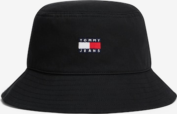 Tommy Jeans Hattu 'HERITAGE' värissä musta: etupuoli