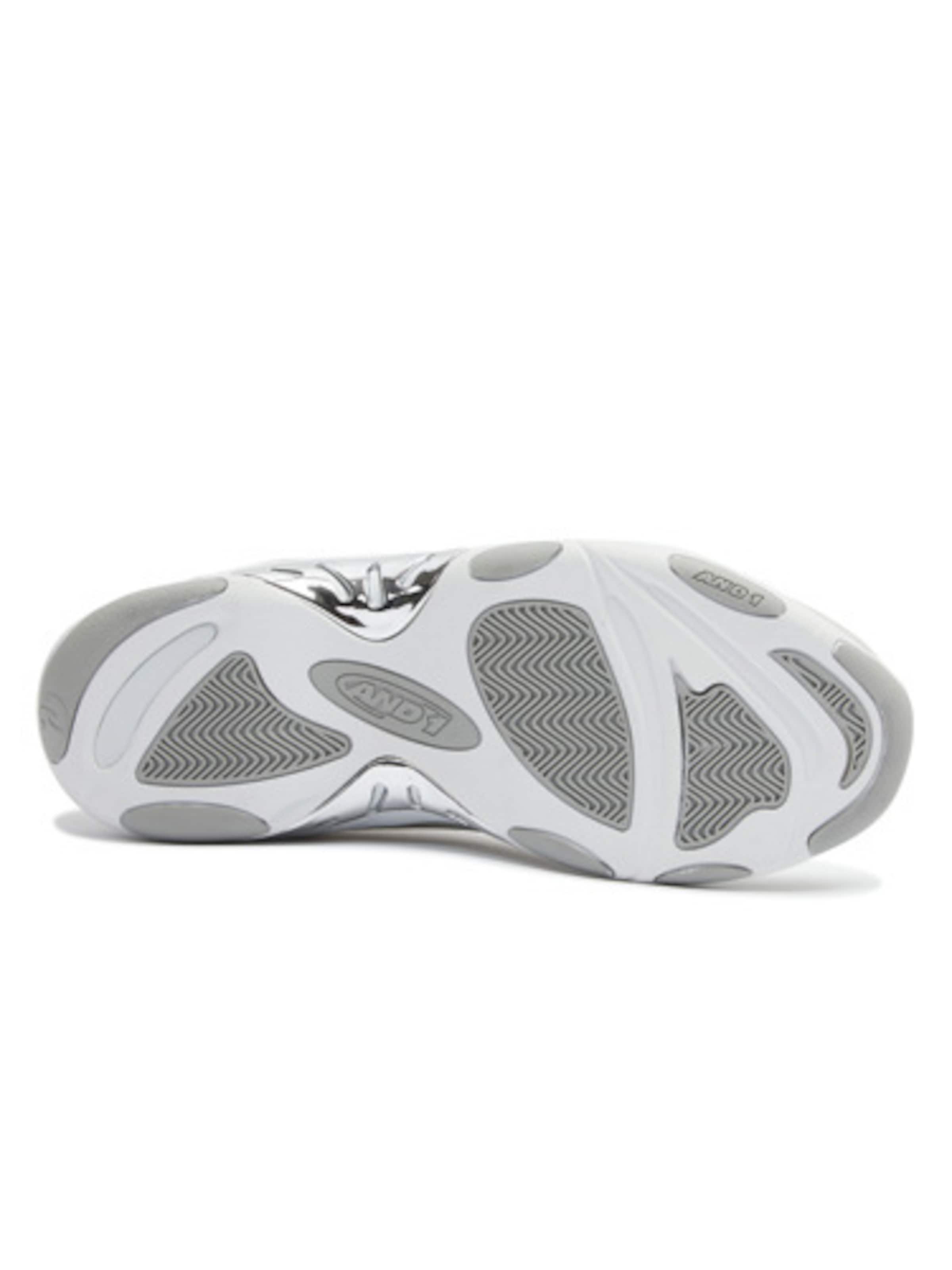 AND1 Sneaker low 'Tai Chi' i sølv
