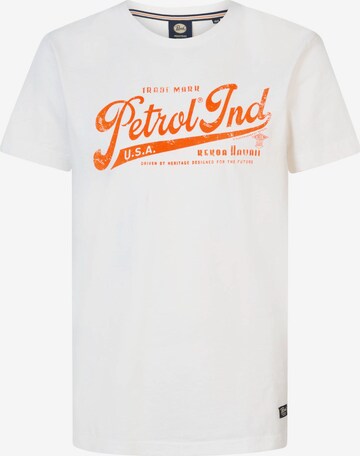 T-Shirt 'Coastcruiser' Petrol Industries en blanc : devant