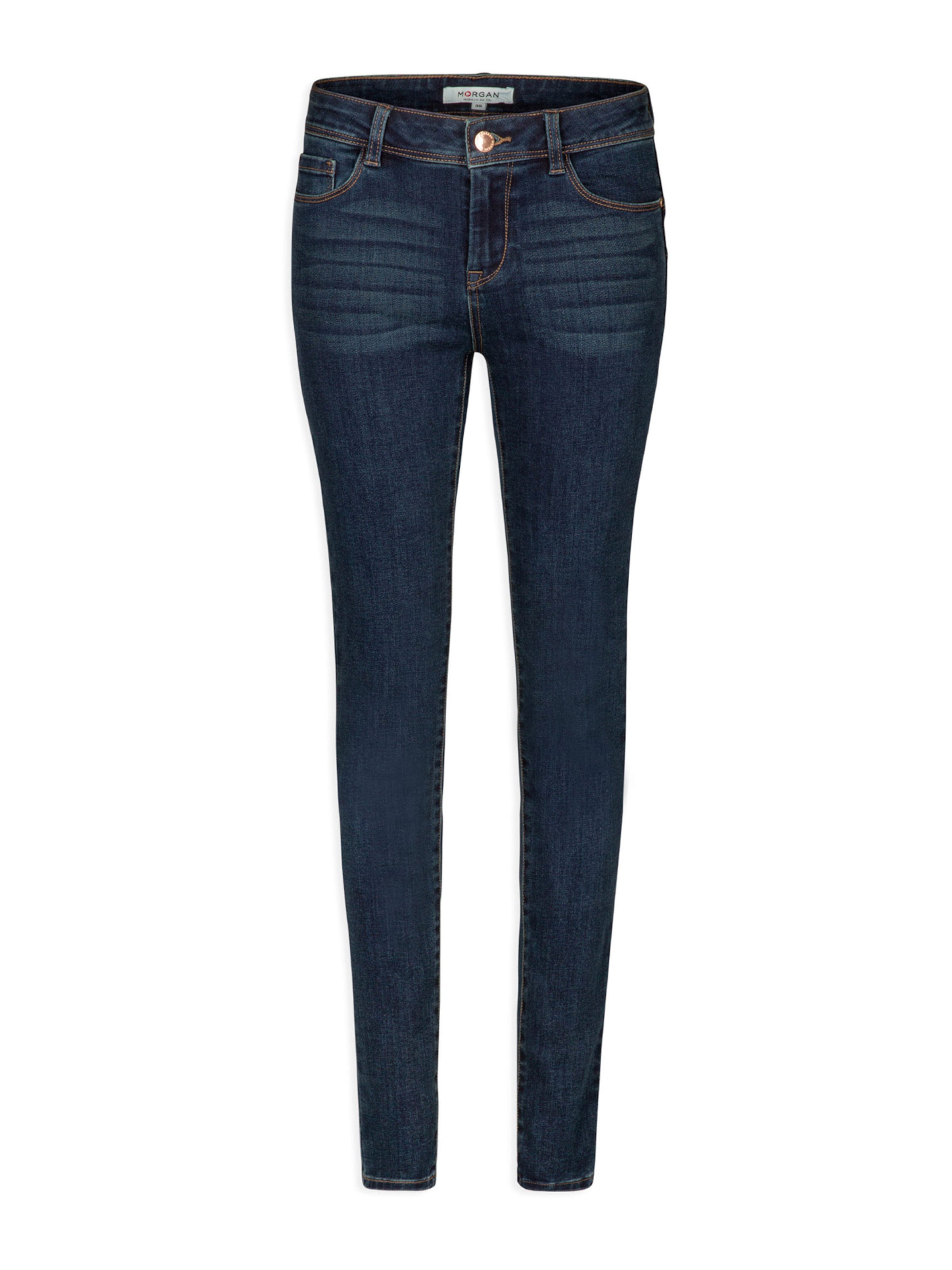 Morgan Skinny Τζιν 'Pom' σε μπλε: μπροστά
