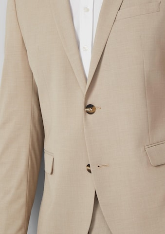 Slim fit Giacca da completo di s.Oliver in beige
