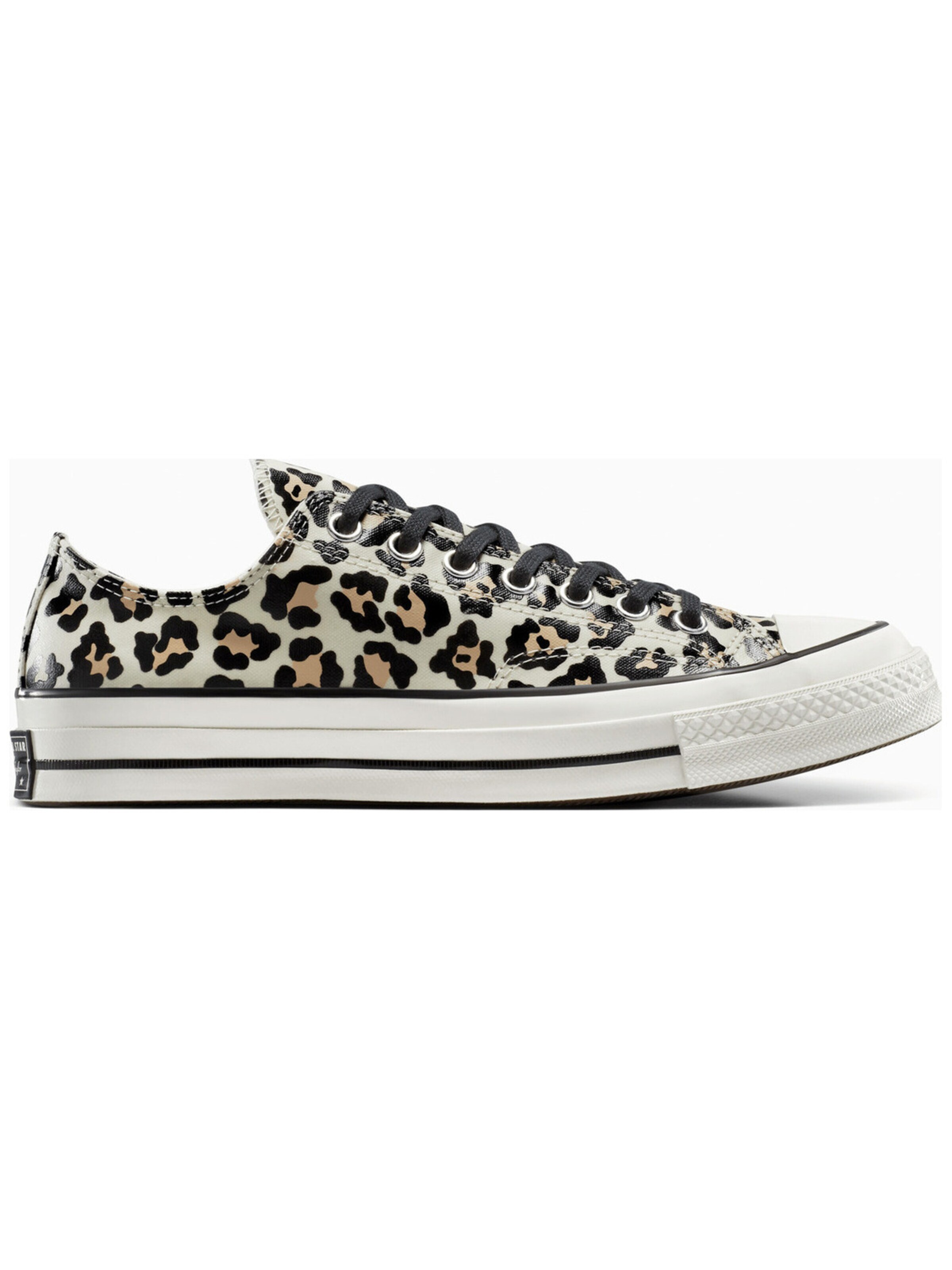 CONVERSE Platform trainers 'Converse Chuck 70 Glow-In-The-Dark Leopard Print' in Green