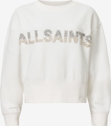 Felpa 'PEARL SEPARO' di AllSaints in bianco: frontale