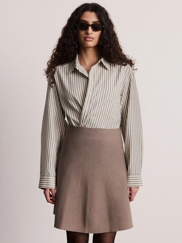 Soft Rebels - Falda ' SRHenrietta ' en beige: frente