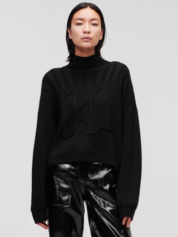 Karl Lagerfeld - Jersey en negro: frente