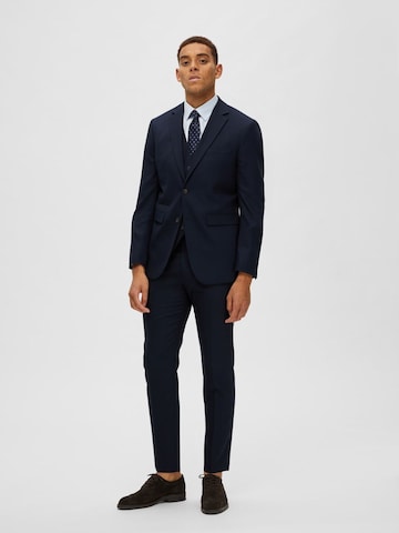 SELECTED HOMME - Slim Fit Jaqueta em azul