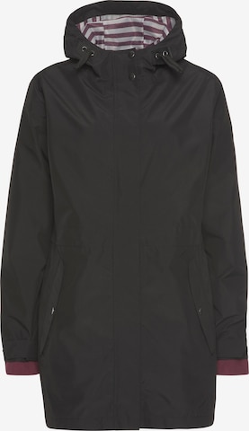 POLARINO Outdoor Jacket in Black: front