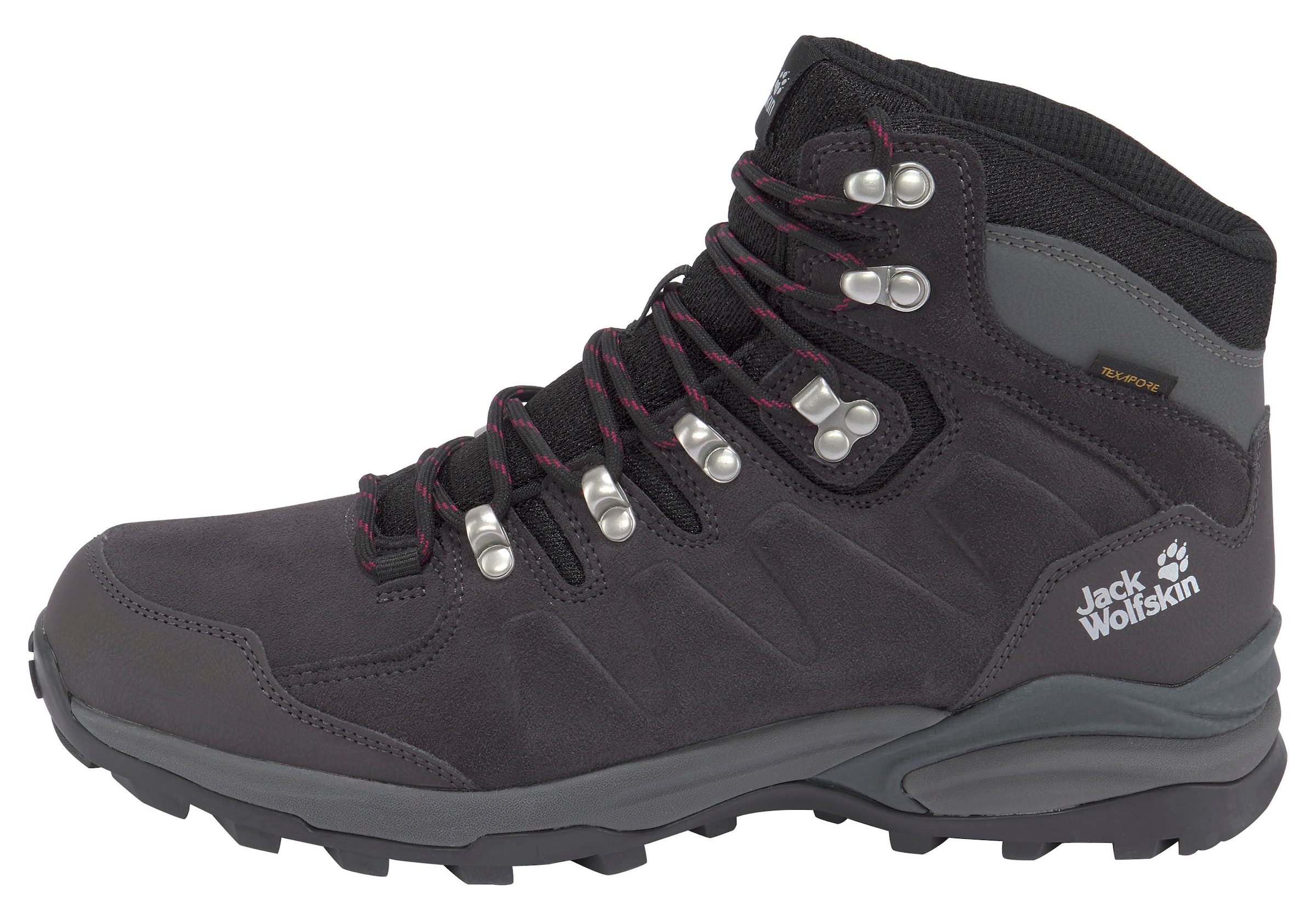 JACK WOLFSKIN Boots 'Refugio' in Black