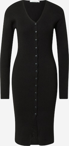 GLAMOROUS Knitted dress in Black: front