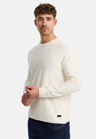 INDICODE JEANS Sweater ' Macedonio ' in White