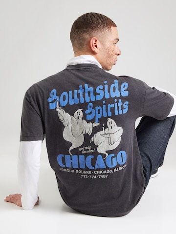 HOLLISTER Μπλουζάκι σε μαύρο: μπροστά