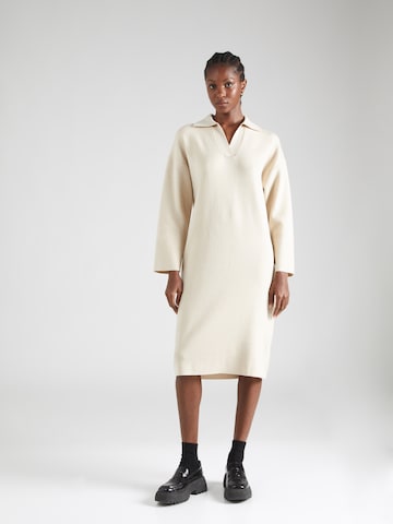 Robes en maille Monki en beige : devant