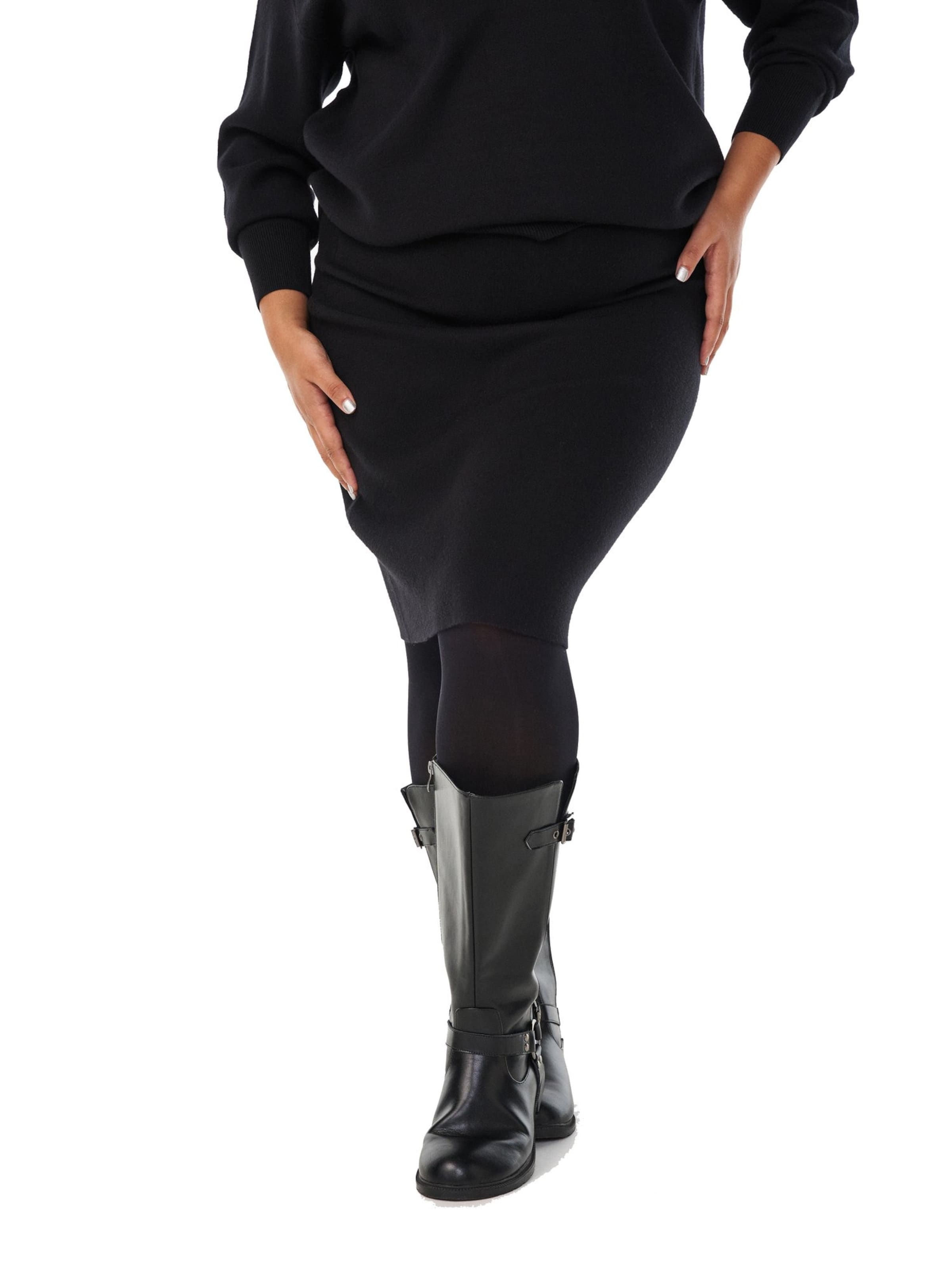 Jupe 'Zoe' Zizzi en noir : devant