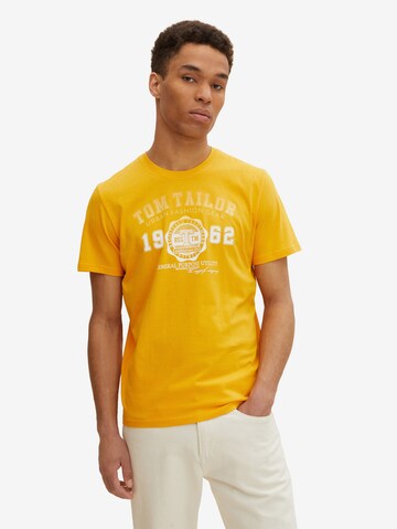 TOM TAILOR - Camiseta en amarillo: frente