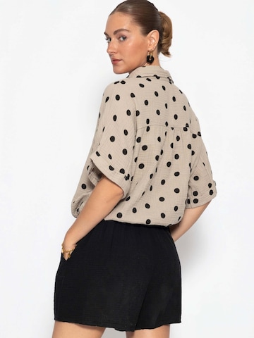 SASSYCLASSY Bluse‌‌‌ in Grau
