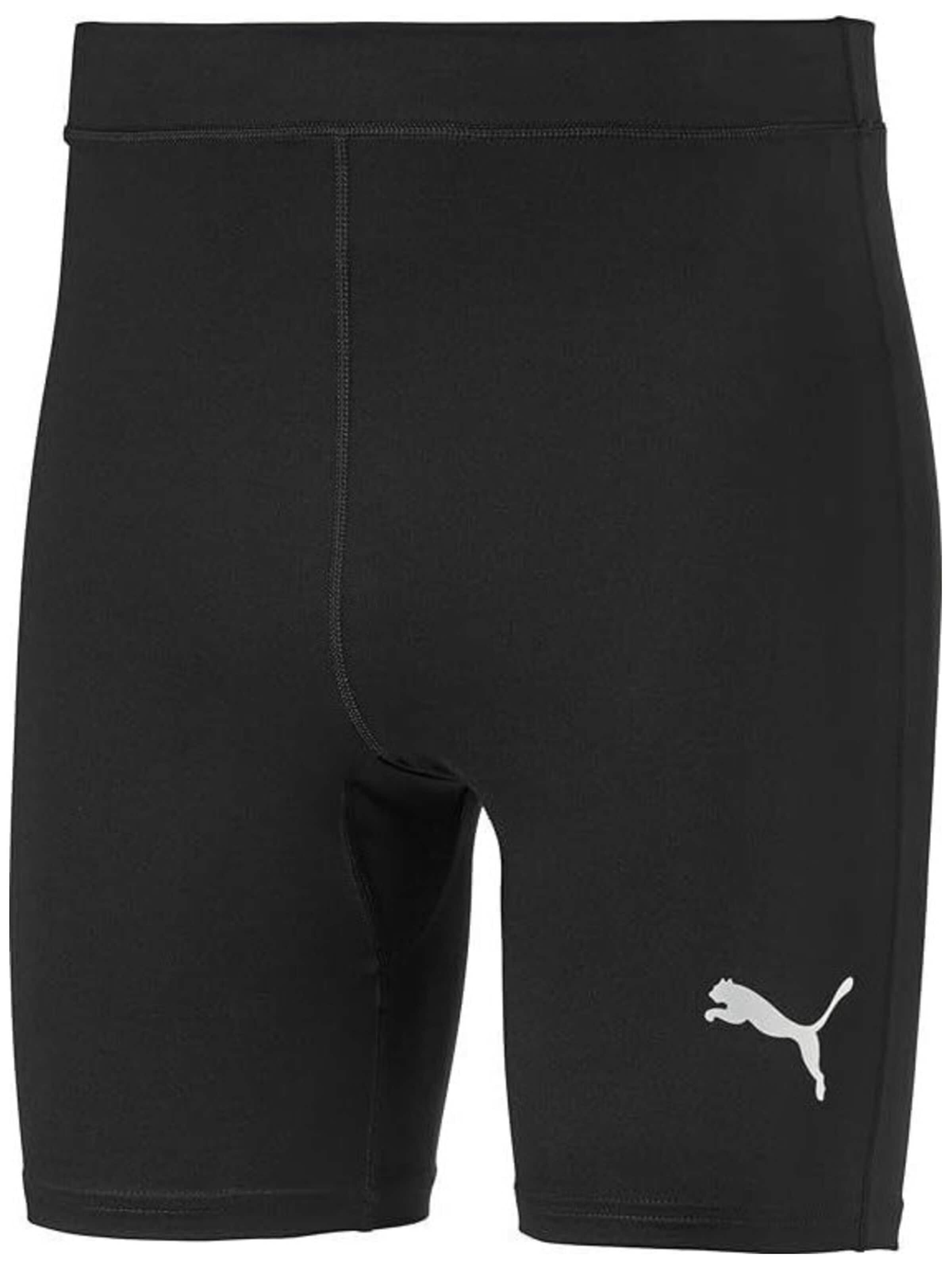 regular Pantaloni sportivi 'Puma Liga Baselayer Short Tight' di PUMA in nero: frontale