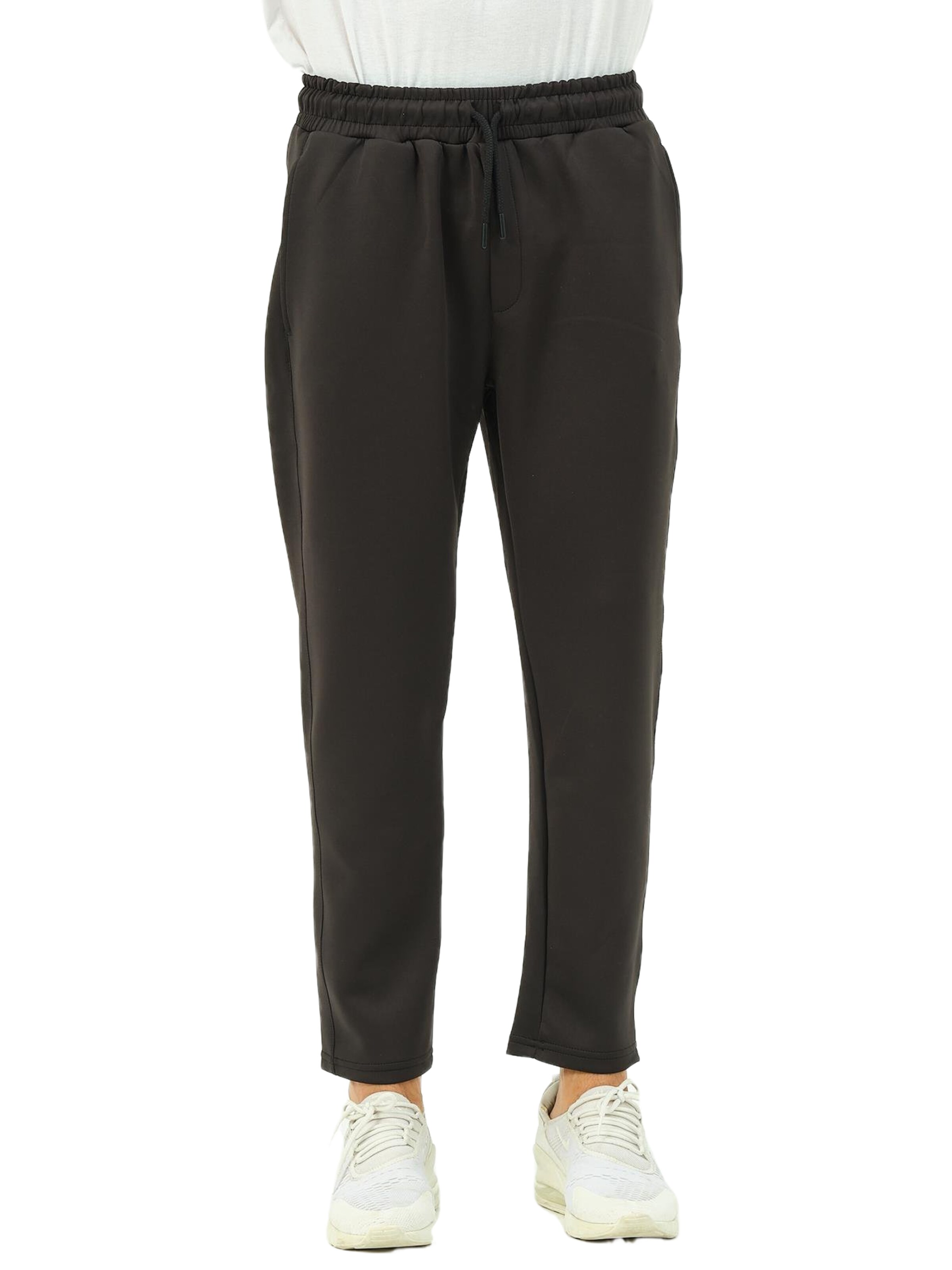 Effilé Pantalon C&City en noir : devant