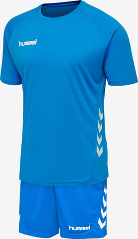 Hummel Trainingspak in Blauw: voorkant